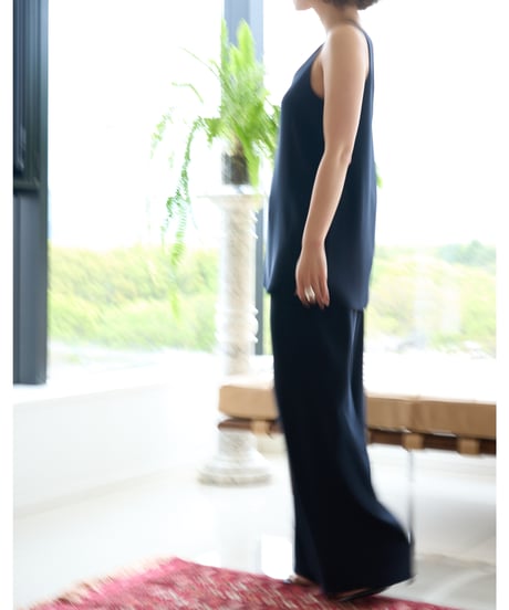 U-NECK SET UP  in Navy