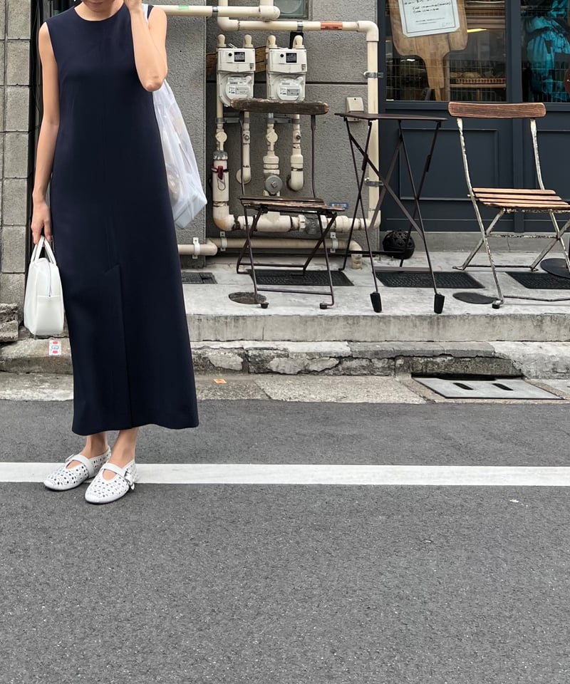 RITA様 Vent Dress in Navy | KEINA RITA OFFICIAL ONLINE