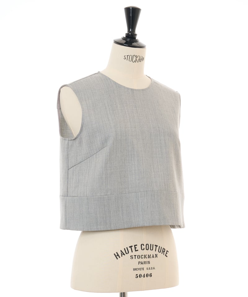 KEINA RITA ケイナリタ Sleeveless Topノースリーブ白36 Collared Blouse | KEINA RITA OFFICIAL ONLINE STORE