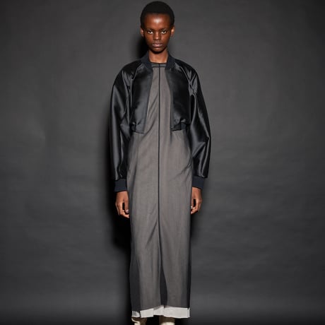 LM02-J01／Limited Edition Silk-blend Bomber Jacket／2COLORS