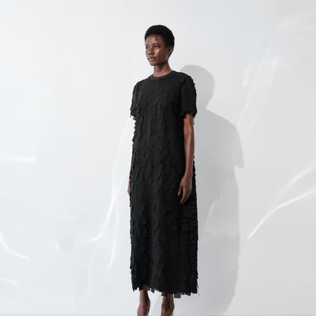 DK29-SP01-O11／Fragment Veil Cloth Tee Dress／1COLOR