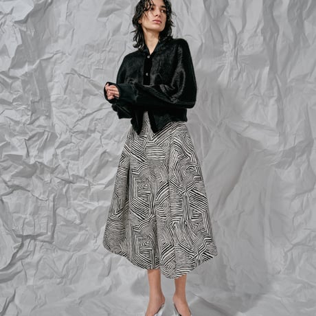DK28-CS05-H03／Italian Shaggy Knit Cardigan／1COLOR