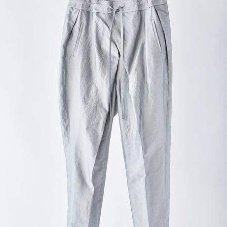 DK29-06-P04／Linen Nylon Rigid Cloth Drawstring Pants／2COLORS