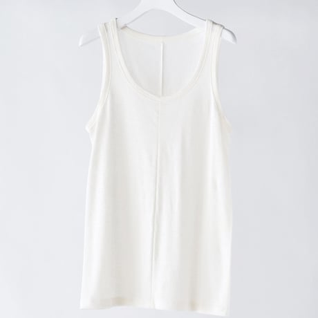 DV-061／“BASICS” 100% Linen Jersey Tank Top／4COLORS