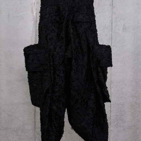 DK30-SP02-P02／Ry/Ny/C Cut Jacquard Multi-pocket Cargo Pants／2COLORS