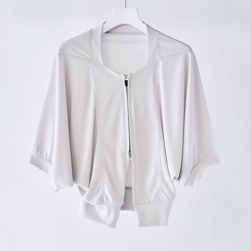 ジャケット・アウター Divka Triacetate Cool Ponte Zip Bolero DK29-CS02-H02／Triacetate Cool Ponte Zip Bolero／