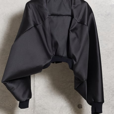 LM02-J01／Limited Edition Silk-blend Bomber Jacket／2COLORS