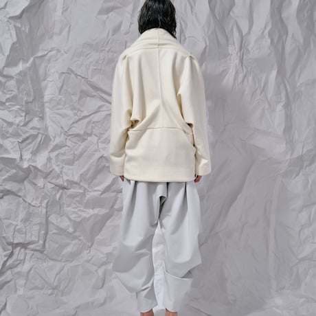 DK28-CS03-C04／Double-Faced Shaggy Wool Middle Length Jacket／2COLORS