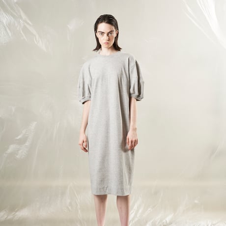 DV-053／“BASICS” 40/20 Mini French Terry Dress／2COLORS