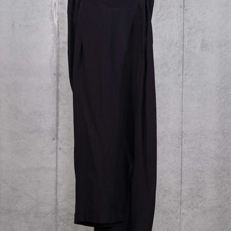 DK30-02-S01／Viscose/Cotton Amundsen Twill Washer Finish Twisted Long Skirt／2COLORS