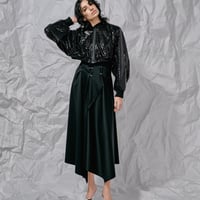 SP02-J07／“BASICS” Metalic Palette Pattern Short Bomber Jacket／1COLOR