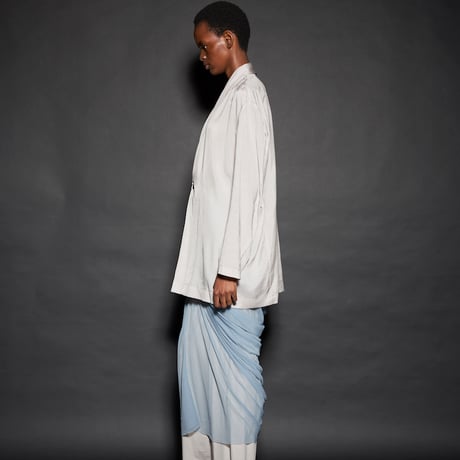 DV-040／“B A S I C S” Cupra Silk Lawn Blouse／2COLORS