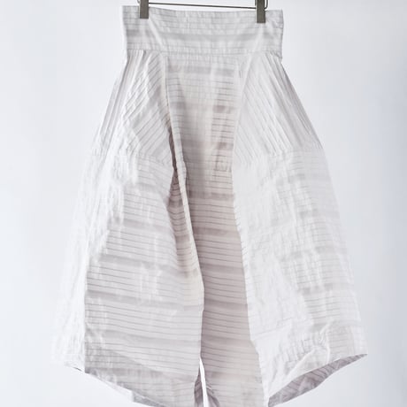 DK29-03-P03／Ny Shadow Border Wide Pants／2COLORS