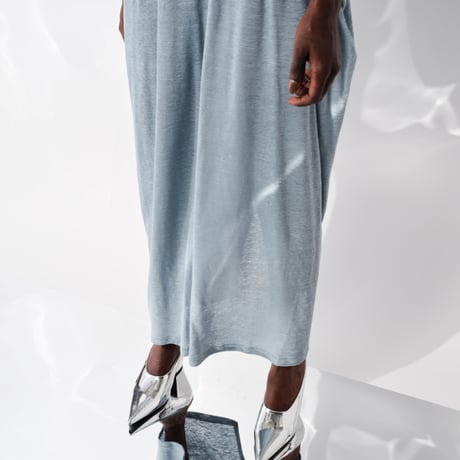 DV-060／“BASICS” 100% Linen Jersey Tank Long Dress／4COLORS