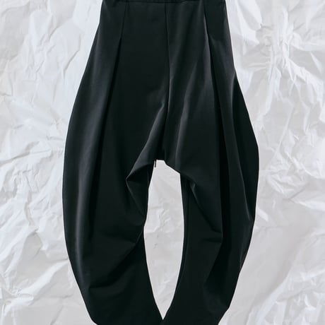 DK28-CS02-P02／Camellia Resilient Ponte Curved Silhouette Pants／2COLORS
