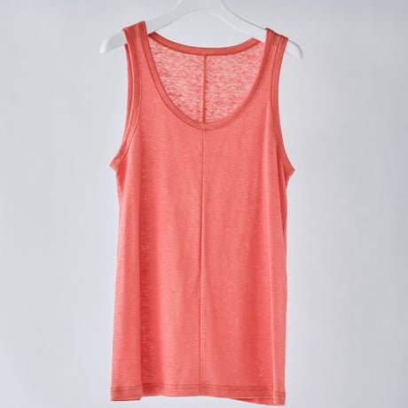 DV-061／“BASICS” 100% Linen Jersey Tank Top／4COLORS