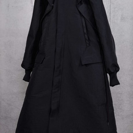 DK30-09-C04／Memory Border Matelassé Mod Coat／1COLOR
