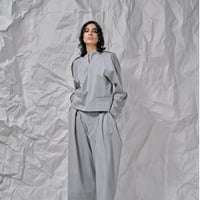 DK28-03-B02／60/2 Wool Gabardine Pullover／2COLORS