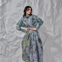 DK28-SP01-H02／Multicolor Recycled Thread Embroidery Highneck Rib Jacket／1COLOR
