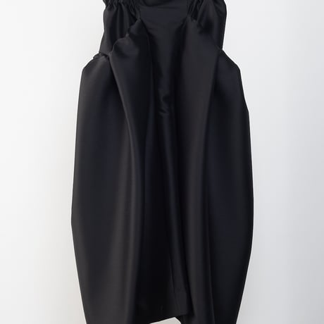 LE-S06／LIMITED EDITION／Silk Wool Twill Long Skirt／2COLORS