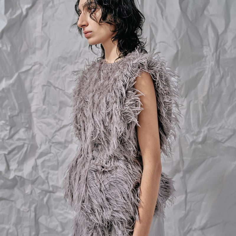 値下げ♡完売　新品　ella shaggy jacquard blouson eLLa selectshop shaggy jacquard blouson