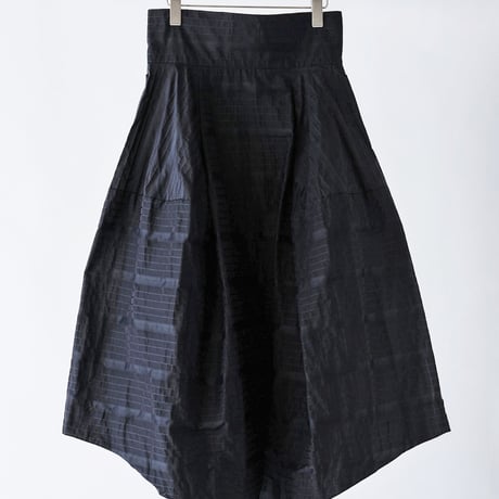 DK29-03-P03／Ny Shadow Border Wide Pants／2COLORS