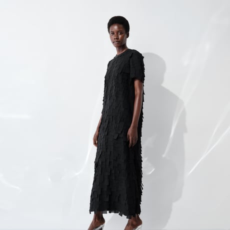 DK29-SP01-O11／Fragment Veil Cloth Tee Dress／1COLOR