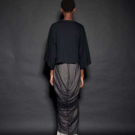 DV-044／“B A S I C S” 30/1 UV Protection Jersey Buttoned Top／2COLORS