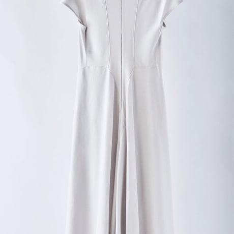 DK29-CS04-D04／Gentle Milano Rib Flare Dress／2COLORS