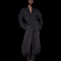 DK30-08-J03／Fine Wool Calze Twill Round Silhouette Jacket／2COLORS