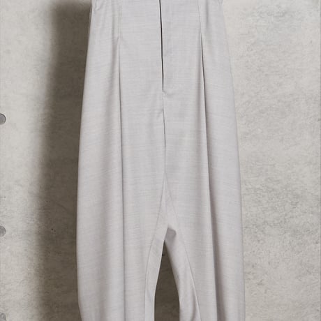 <Limited Edition> LE-P01／DORMEUIL EXEL Plain Weave Tapered Trousers／2COLORS