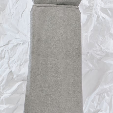 DK28-CS04-V01／Velour Bonding I-line Gilet／2COLORS