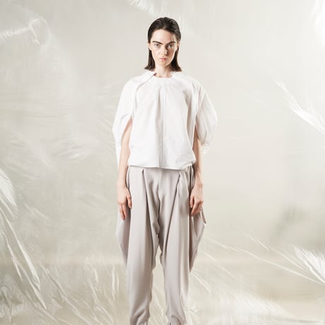 DV-068／60/1 Cotton Lawn Washer Blouse／2COLORS