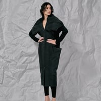 DK28-06-V03／Raised Grosgrain Unique Silhouette Gilet／1COLOR