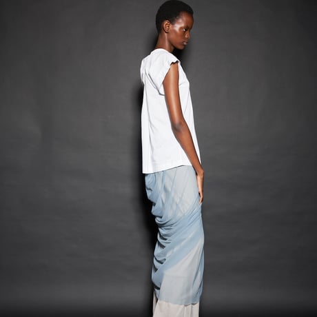 DV-047／“B A S I C S” 30/1 UV Protection Jersey Draped Top／2COLORS