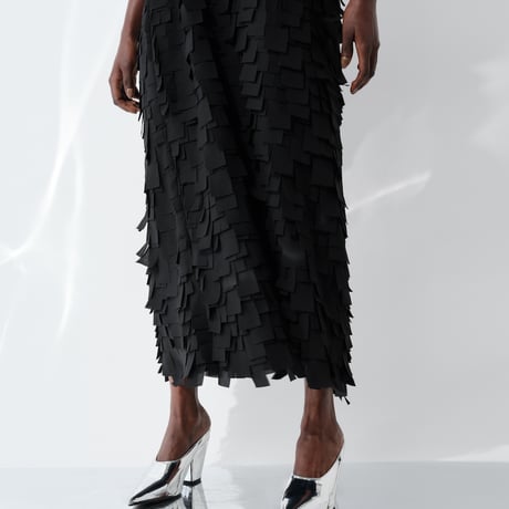 DK29-SP01-O11／Fragment Veil Cloth Tee Dress／1COLOR
