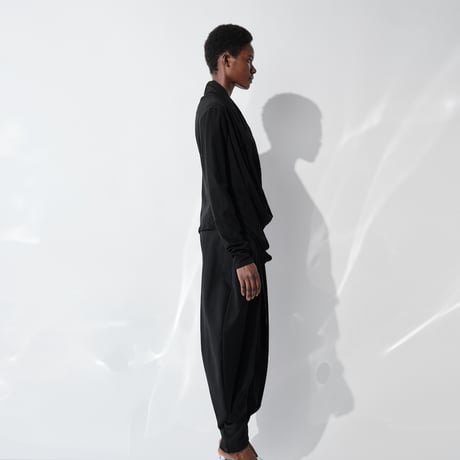 DV-070／“BASICS” 50/- ULTIMA Super Strong Twist Jersey Drape Long Sleeve Top／2COLORS