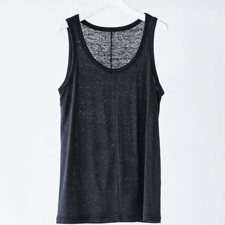 DV-061／“BASICS” 100% Linen Jersey Tank Top／4COLORS