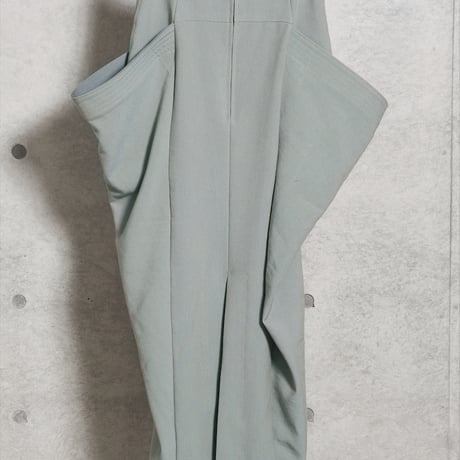 DK25-11-S04／Linen/Pe Mixed Weave Cloth Long Skirt／2COLORS
