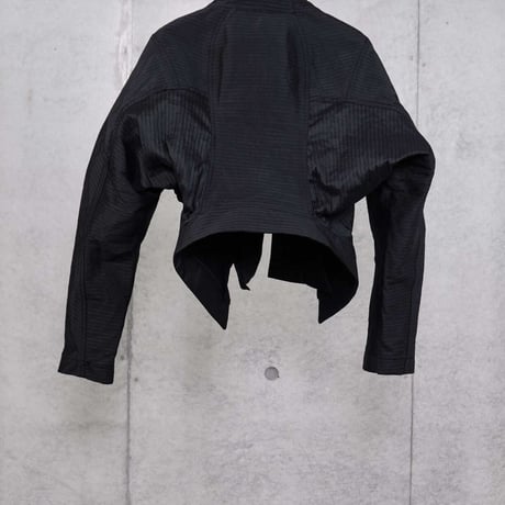 DK30-09-J06／Memory Border Matelassé Short Jacket／1COLOR