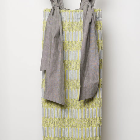 DK27-CS05-O06／High-Twist Double Jacquard Dress／2COLORS