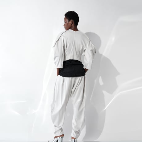 DK29-CS04-J02／Gentle Milano Rib Short Jacket／2COLORS