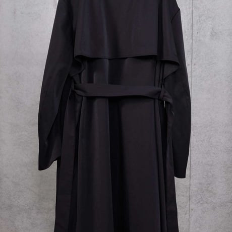 DK30-04-C03／BISEM Stretch Grosgrain Trench Coat／2COLORS