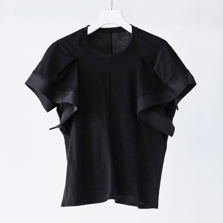 DV-064／“BASICS” 30/1 UV Mercerized Jersey Flare Sleeve T-Shirt／2COLORS