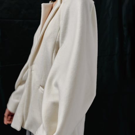 DK28-CS03-C04／Double-Faced Shaggy Wool Middle Length Jacket／2COLORS