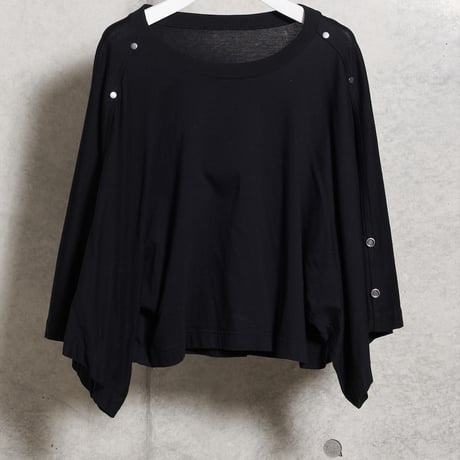 DV-044／“B A S I C S” 30/1 UV Protection Jersey Buttoned Top／2COLORS