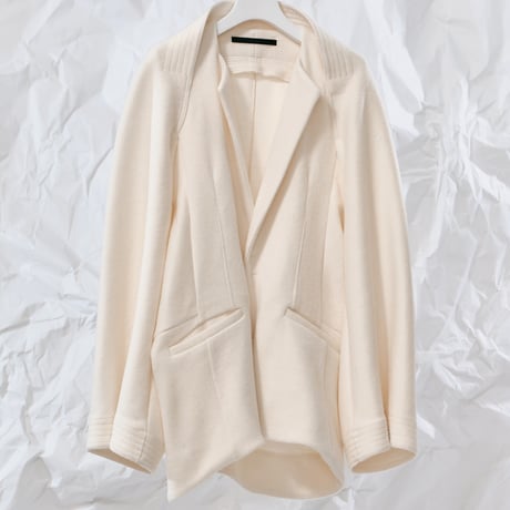 DK28-CS03-C04／Double-Faced Shaggy Wool Middle Length Jacket／2COLORS