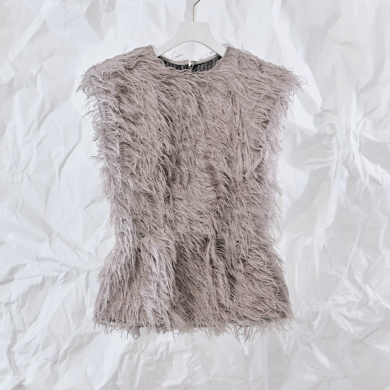 値下げ♡完売　新品　ella shaggy jacquard blouson eLLa selectshop shaggy jacquard blouson