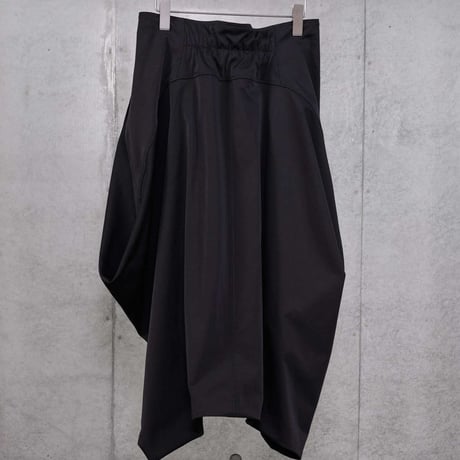 DK30-04-S02／BISEM Stretch Grosgrain Soft Volume Skirt／2COLORS