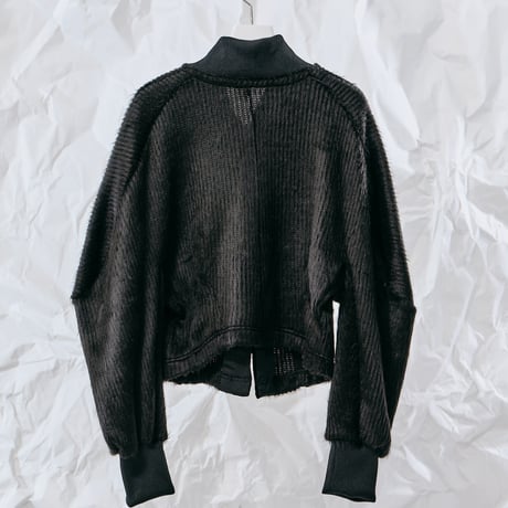 DK28-CS05-H03／Italian Shaggy Knit Cardigan／1COLOR